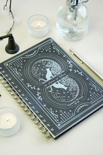 Victoria's Journals Academic Agenda-2025–2026 |   A5 |   Spiral |   With Bookmark |   Premium 100 G. |   Moonmirror