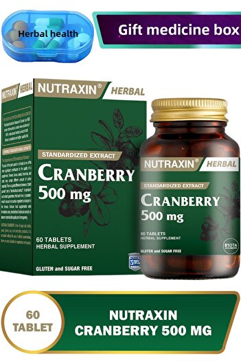 Nutraxin Cranberry Softgel - 500 Mg, 60 Pieces