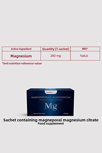 Imuneks Farma Magneporal Magnesium Sachet X 2 Pieces