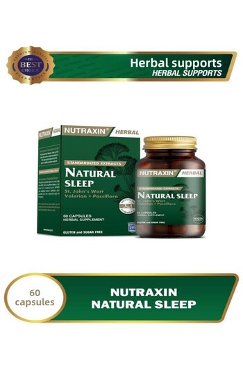 Nutraxin Natural Sleep 60 Capsules + Facial Cleanser 100ml - Gift