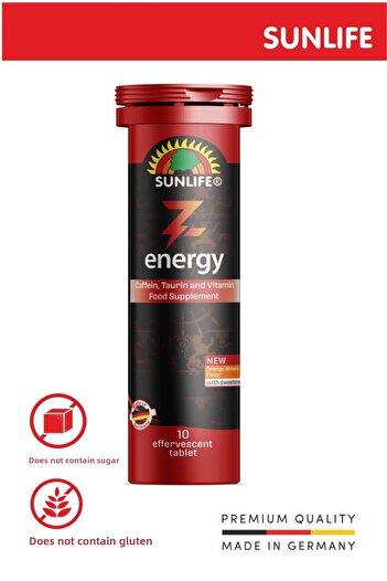 Sunlife Zenergade 10 Effervescent Tablet Orange - Almond Flavored