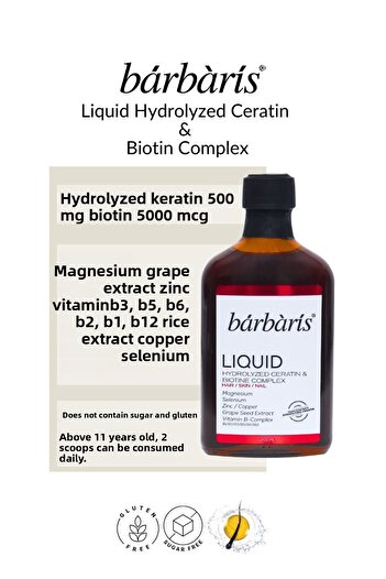 Barbaris Keratin and Biotin Complex - 200ml