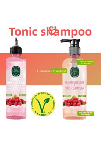 Eyüp Sabri Tuncer Raspberry Vinegar Super Shampoo - Yüp Sabri Tuncer 500 ml Hair Tonic
