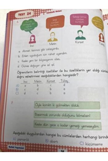 Netbil Yayınları Bilfen -netbil 2.sınıf Tüm Dersler Soru Bankası