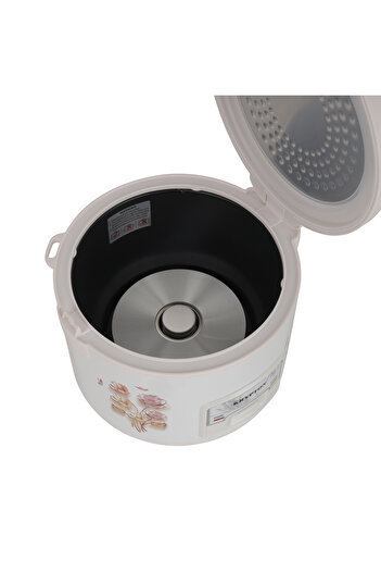 KRYPTON 1.5 L Rice Cooker With Steamer | Non-stick Pot | Auto Cook, Easy Clean, Safe Heat