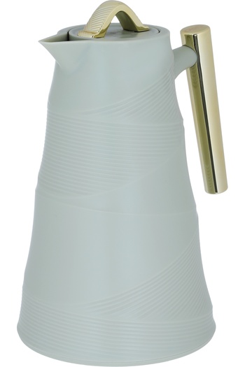 Alsaif Gallery Glory Pistachio Green Thermos Golden Hand 1 Liter