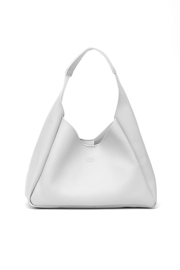 SHAKA Gray Shk19 Faux Leather, Snap Fastener, Single Compartment, Zippered Makeup Bag, Hand, Arm and Shoulder Bag