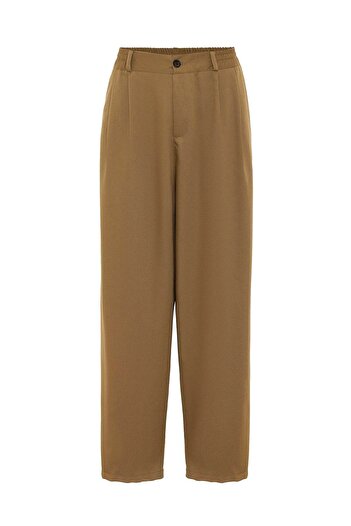 VAMOSCLO Baggy Fit Kumaş Pantolon Haki