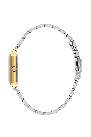 Daniel Klein Rectangle Case Vintage Model Women's Metal Cord Wrist Watch