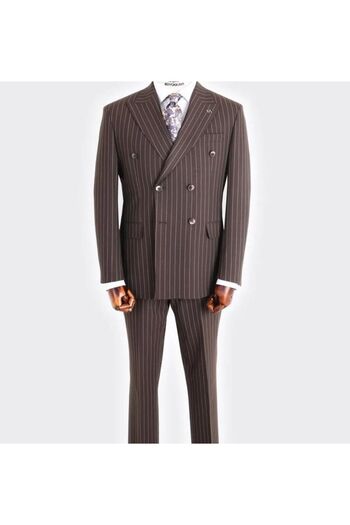 MASSARO Φόρεμα με διπλό ριγέ Slimfit Suit
