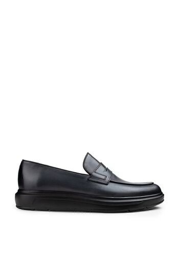 Deery Genuine Leather Gray Comfort Men's Loafer