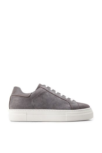 Deery Γνήσια γυναικεία παπούτσια Nubuck Grey Sneaker