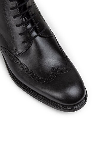 Deery Ανδρικές μπότες από γνήσιο δέρμα Anthracite