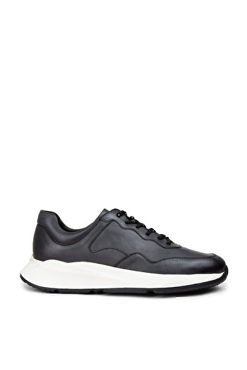 Deery Genuine Leather Gray Men's Sneakers
