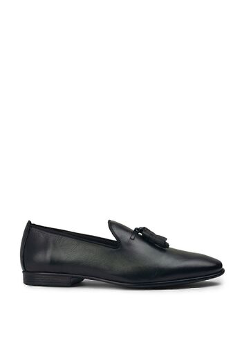 Deery Genuine Leather Green Men's Loafer Shoes