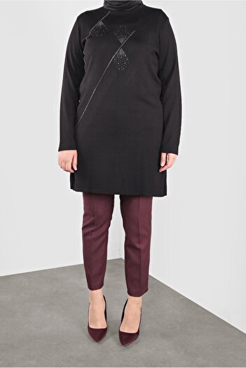 Alvina Stone Printed Knitting Tunic 20113