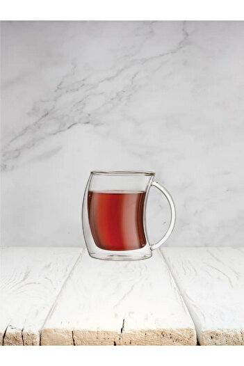 Parfait 2-Piece Slantern Double Wall Coffee Cup Clear