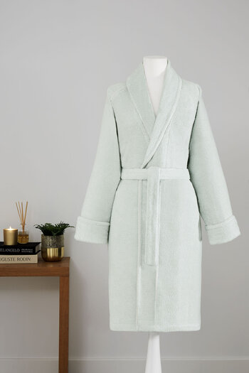 Özdilek Sadem Organic Pine Shawl Collar Bathrobe