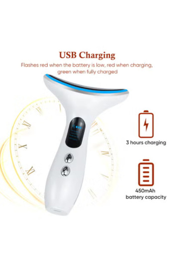 Prime by Javaudan Double Chin Therapy Facial Lifting Vibration Neck Massager Neck Face Massager