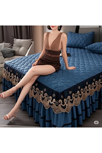 royal mark Luxury Satin Bed Sheet Set With 2 Pilow Cover