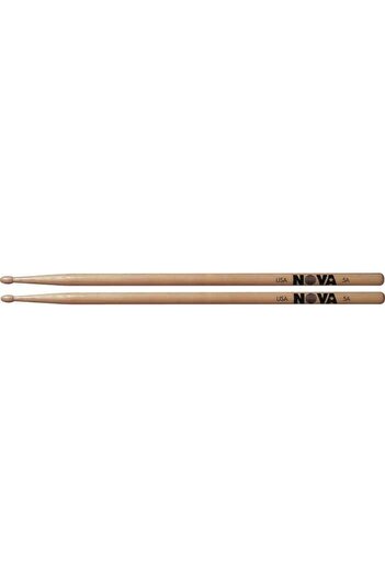 Nova Müzik Vicfirth N5A Baget Nova 5A Wood, Hickory, 16\\\"X0.565\\\", Med