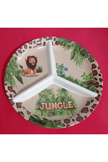 YANPA TİCARET Yanpa/Freya 3 Compartment Baby Food Plate, Fun and Educational Food Enjoyment for Your Baby