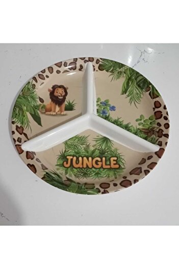 YANPA TİCARET Yanpa/Freya 3 Compartment Baby Food Plate, Fun and Educational Food Enjoyment for Your Baby