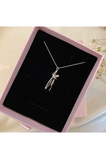 Lovera Jewellery 925 Ayar Gümüş Sarılan Çift Sevgili Kolye | Kadın Zarif Hediyelik Takı Doğum Günü Hediyesi