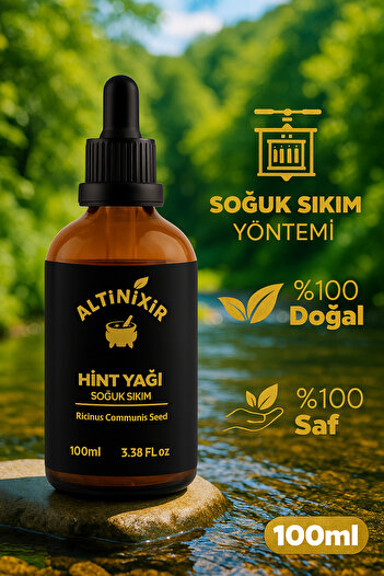 ALTINİXİR Hint Yağı Soğuk Sıkım 100ml