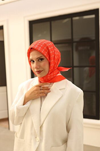 Silk Home Monogram Pattern Olinda Scarf