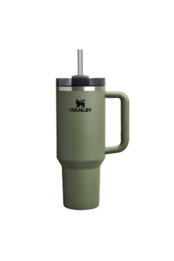 Stanley Quencher H2.0 Flowstate Thermos Mug 1180ml Stainless Steel, Dry Pine