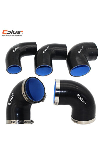 Choice 63MM EPLUS Universal Silicone Tubing Hose 90 Degrees Connector Car Intercooler Turbo Intake Pipe Cou