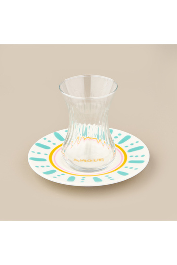 Evidea Kitchen Amour Tea Plate - Colored - 13 cm