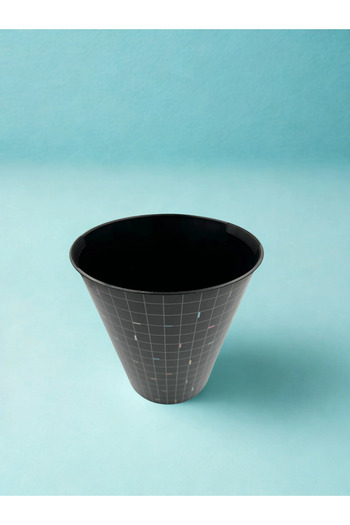 QUTU Q-Bin Square Patterned Trash Can