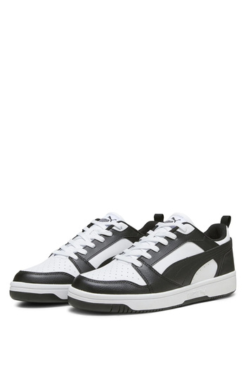 Puma 392328 01 Rebound V6 Low Men's Sneaker Black White