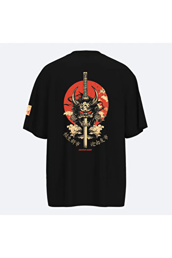 Fandr Store Black Oversize Crimson Ronin Unisex T-Shirt