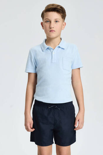 Hemington Special Cut Navy Blue Quick Dry Children's Swimsuit