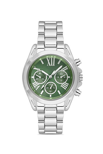 SPECTRUM PREMİUM Spectrum Premium Metal Cord Silver Color Colorful Dial Women Wristwatch