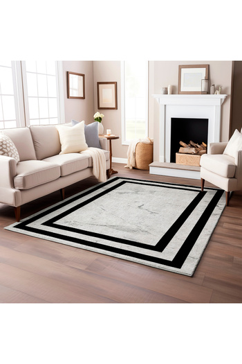 Exporgin White Marble 3D Digital Print Anti-Slip Flooring Carpet
