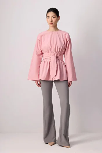 Touché Privé Poplin Tunic with Binding Details