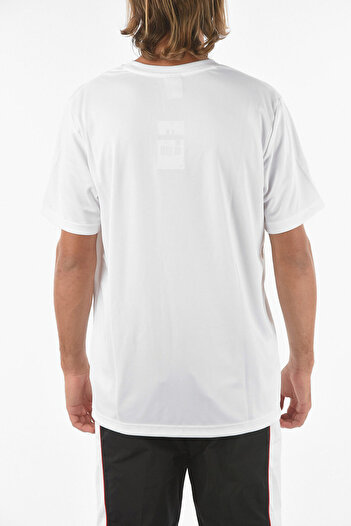 Nike Logo Printed Solid Color Crew-Neck T-Shirt