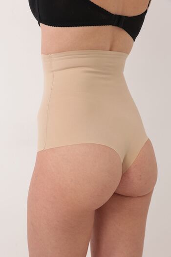 BESKAR Skin Laser Cut String Thong Corset
