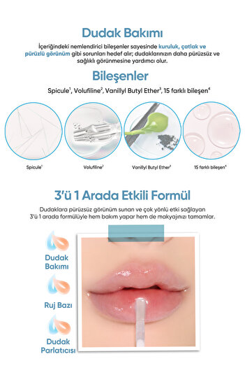 Missha Dolgunlaştırıcı Etkili Dudak Bakım Esansı Plumping Lip Essence (No.2 Cool)