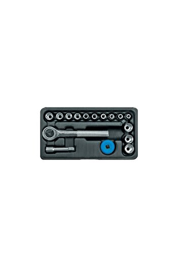 ideal STORE Ideal STORE Professional 16-piece tubular tool kit, includes ratchet, extension, tubular tools