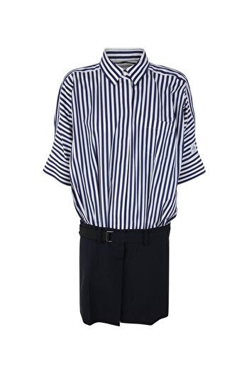 Sacai Rochie Sacai Thomas Mason din bumbac și poplin