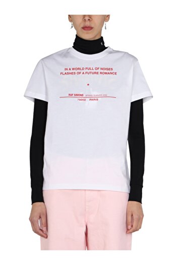 Raf Simons Logo Print T-Shirt