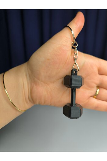 Mutu Store Dumbbell Shaped Keychain