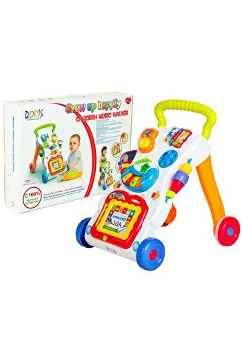 ideal STORE 2-in-1 Walker, English Activity Center with Lights and Sounds, Piano, Telephone, Blackboard