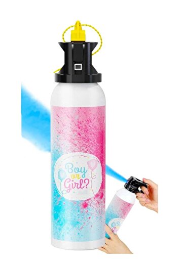 Toybox Gender Reveal Powder Spray Extinguisher For Baby Shower 100 gm Blue