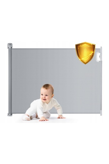 ideal STORE idealStore Barrier Children Rolling Safety Gate, dimensions 140 cm x 92.5 cm, adjustable width